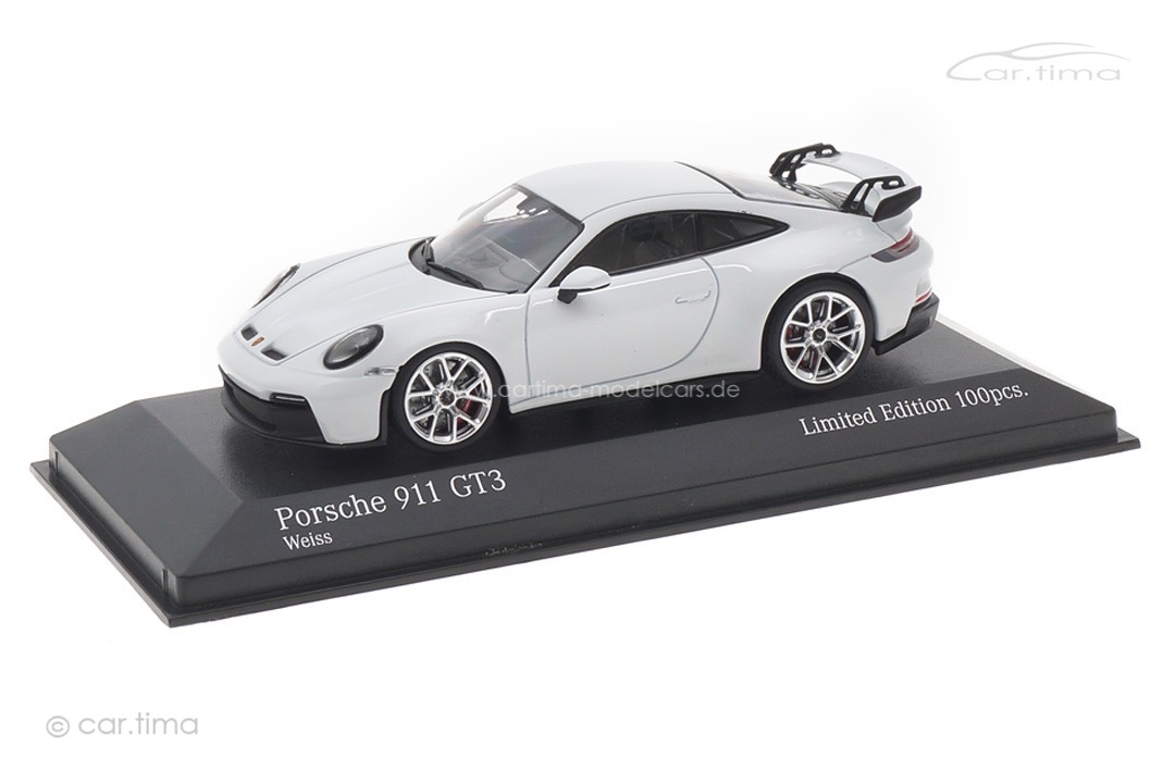 Porsche 911 (992) GT3 Weiß Minichamps 1:43 413069212