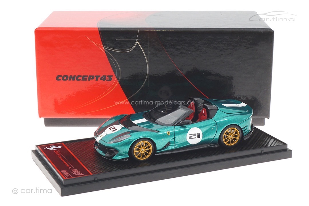 Ferrari 812 Competizione A Green Jewel BBR 1:43 BBRC263P