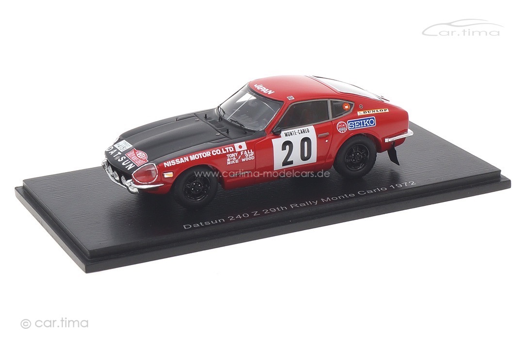 Datsun 240 Z Rallye Monte Carlo 1972 Fall/Wood Spark 1:43 S6284