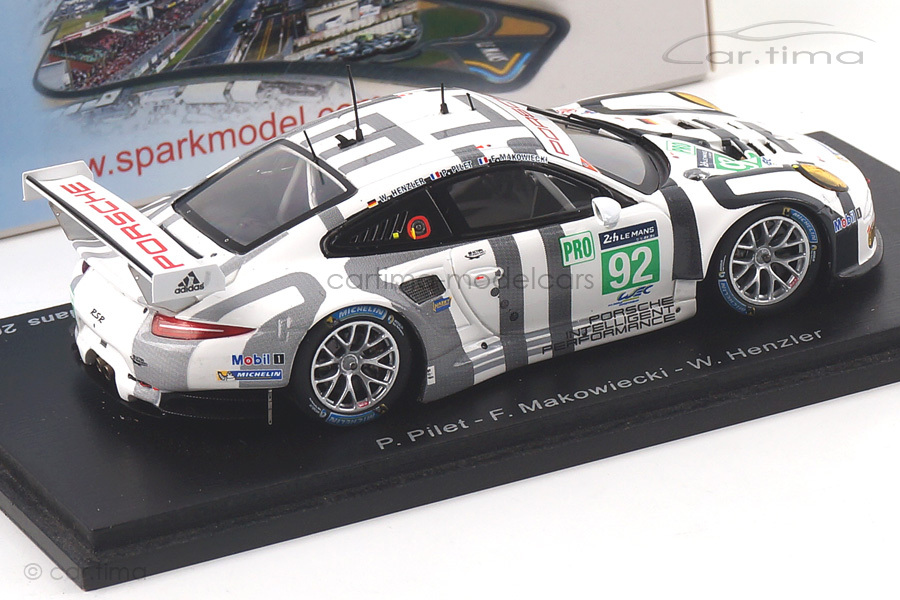 Porsche 911 RSR 24h Le Mans 2015 Makowiecki/Henzler/Pilet Spark 1:43 S4664