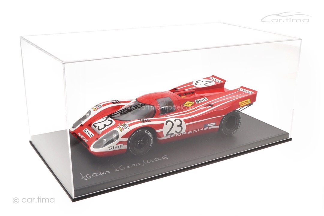 Porsche 917 K Winner 24h Le Mans 1970 Originalsignatur Hans Herrmann 1:12 