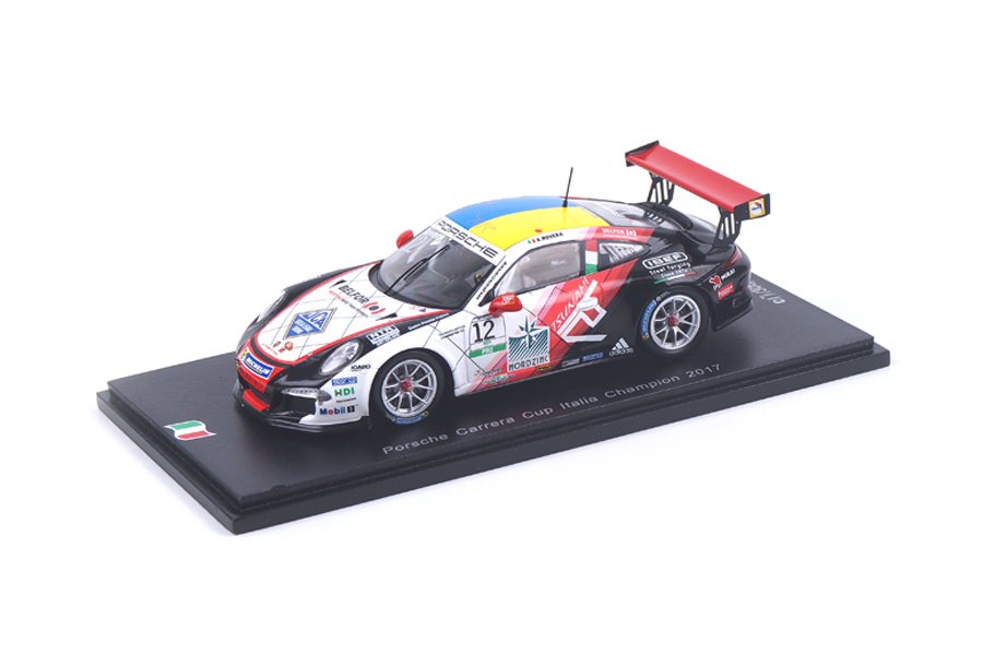 Porsche 911 GT3 Cup Champion Carrera Cup Italia 2017 Alessio Rovera Spark 1:43 SI006 