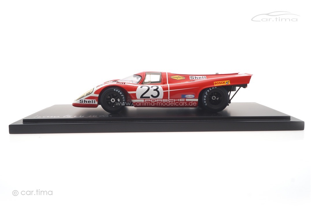 Porsche 917 K Winner 24h Le Mans 1970 Originalsignatur Hans Herrmann Spark 1:18