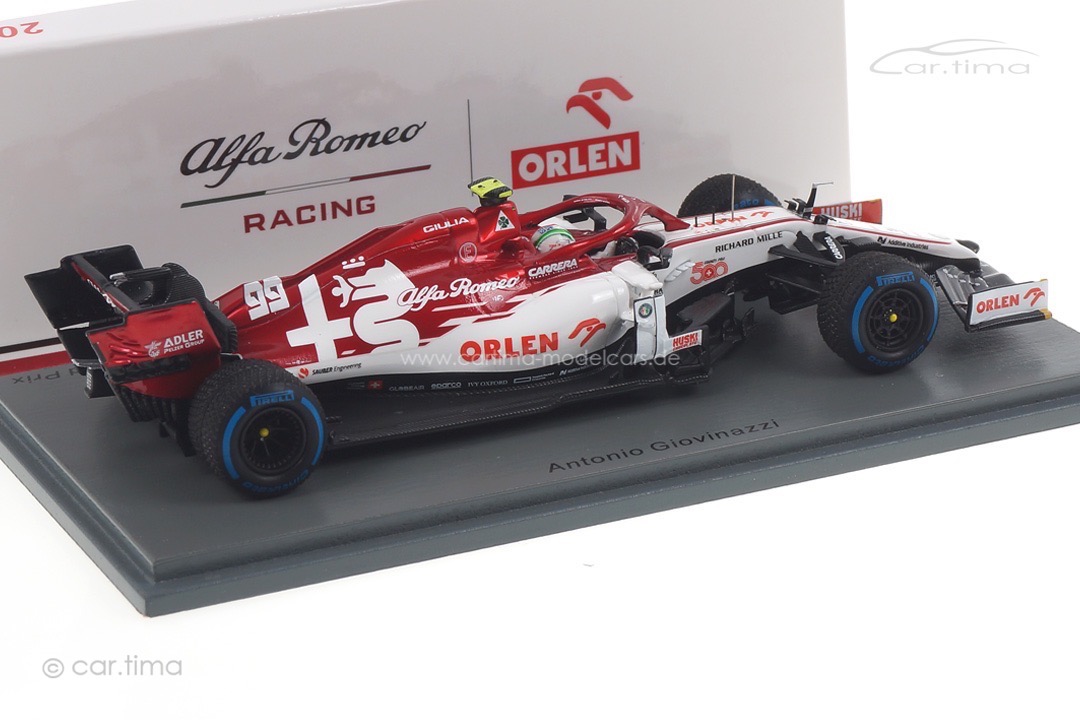 Alfa Romeo Racing C39 GP Türkei 2020 Antonio Giovinazzi Spark 1:43 S6493