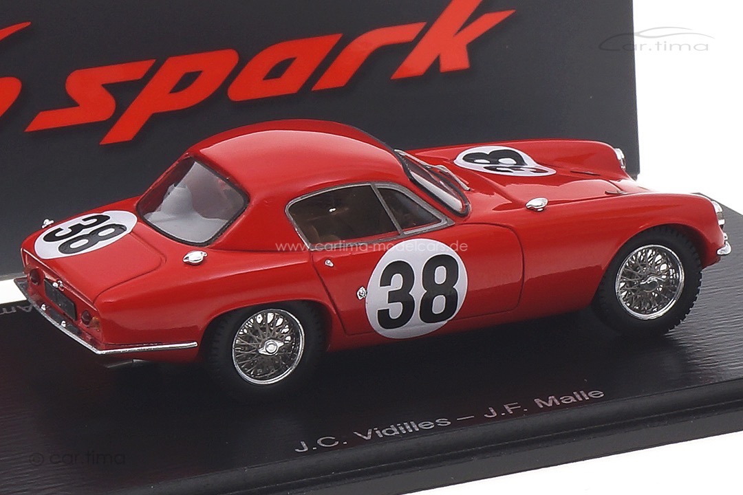 Lotus Elite 24h Le Mans 1959 Malle/Vidilles Spark 1:43 S8200