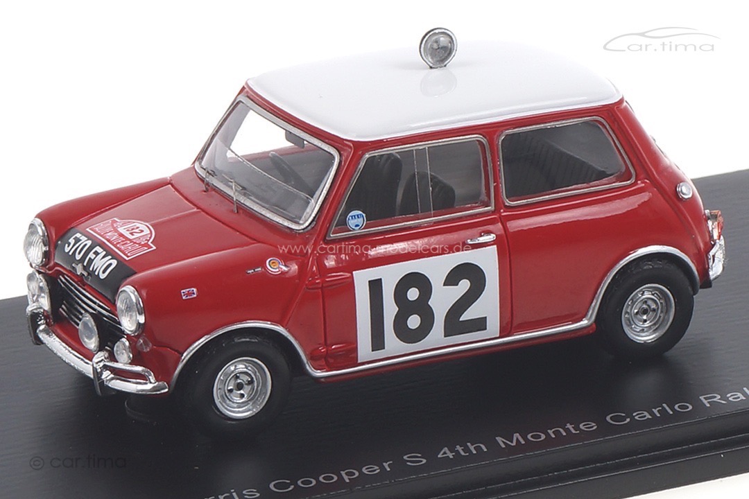 Morris Cooper S Rallye Monte Carlo 1964 Mäkinen/Vanson Spark 1:43 S1191