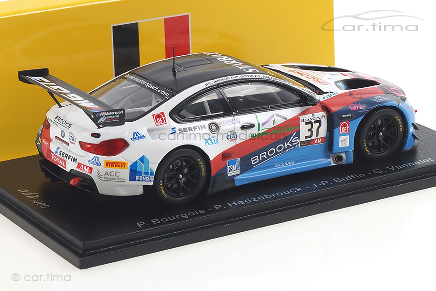 BMW M6 GT3 24h Spa 2019 Buffin/Bourgois/Haezebrouck/Vannelet Spark 1:43 SB278