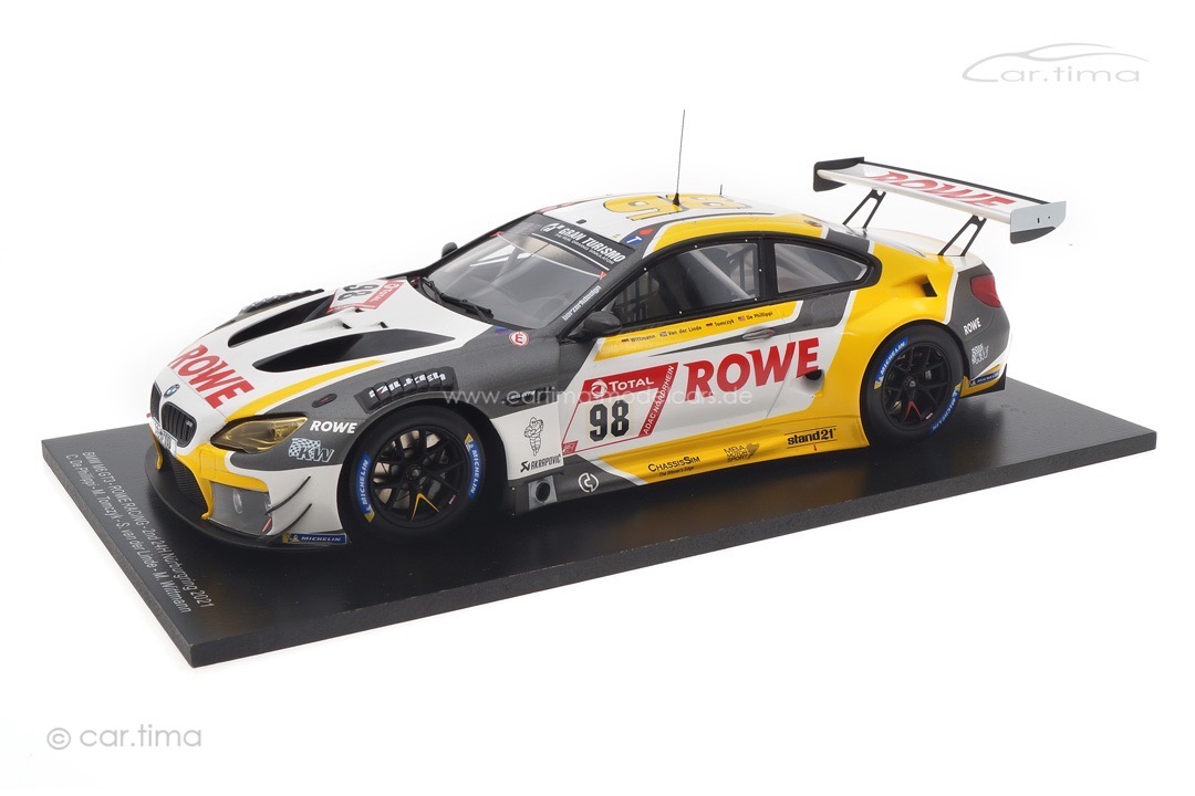 BMW M6 GT3 24h Nürburgring 2021 De Phillippi/Tomczyk/van der Linde/Wittmann Spark 1:18 18SG053