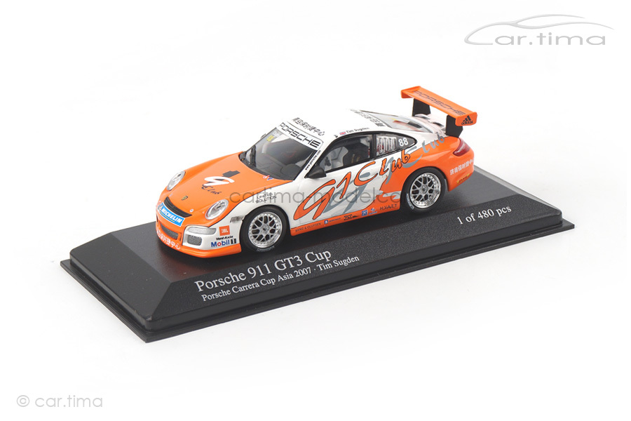 Porsche 911 (997) GT3 Cup Carrera Cup Asia 2007 Sugden Minichamps 1:43 400076488