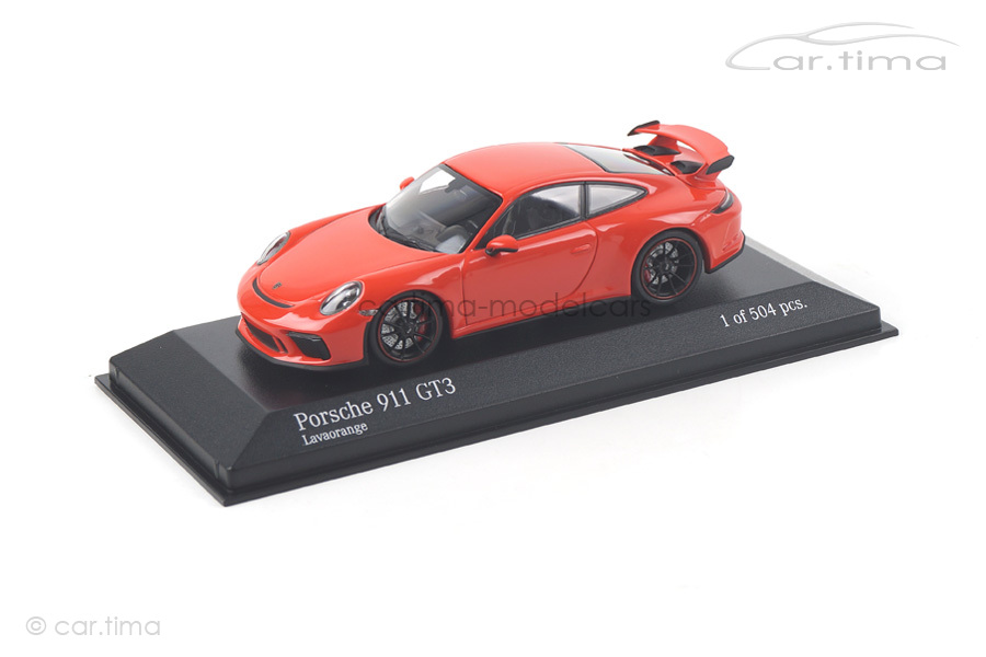 Porsche 911 (991 II) GT3 Lavaorange Minichamps 1:43 410066024