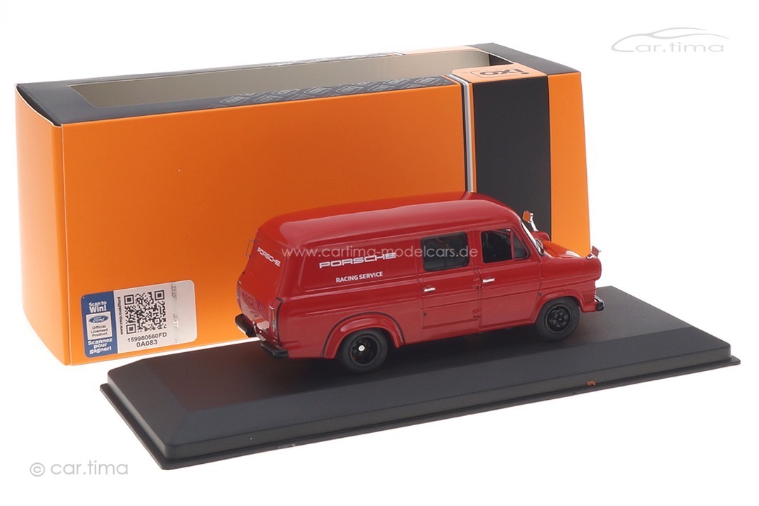 Ford Transit MK I Porsche Racing Service 1966 IXO 1:43 RAC384X