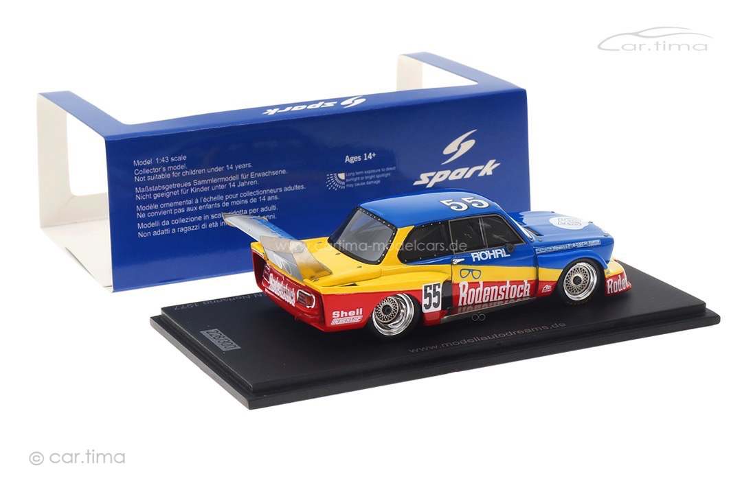 BMW 2002 Turbo DRM Norisring 1977 Walter Röhrl Spark 1:43 MAD015