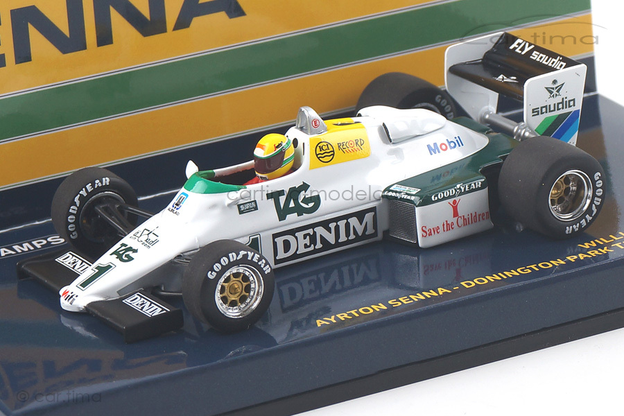 Williams Ford FW08C Test Donington Park 1983 Ayrton Senna Minichamps 1:43 540834301