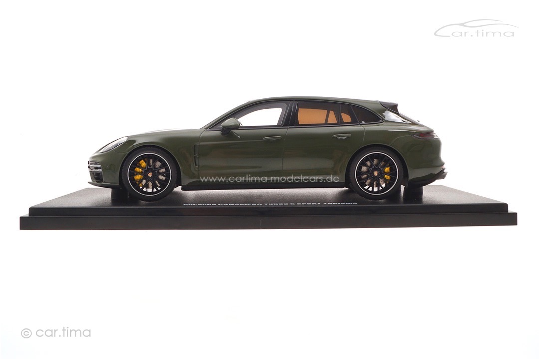 Porsche Panamera Turbo S Sport Turismo 2021 Nato Olive GT Spirit 1:18 GT447