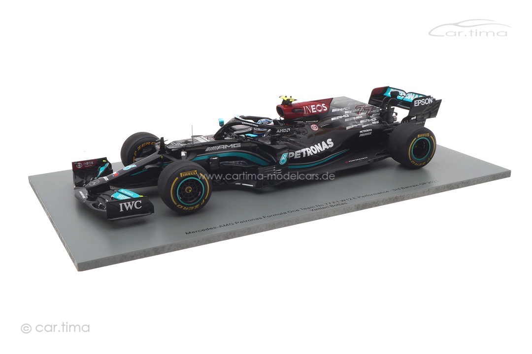 Mercedes-AMG Petronas W12  E Performance GP Bahrain 2021 Valtteri Bottas Spark 1:18 18S577