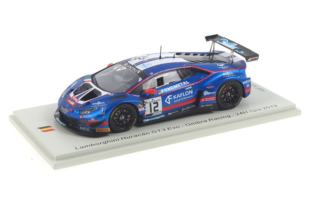 Lamborghini Huracán GT3 24h Spa 2019 Dupont/Gattuso/Lewis/Stoneman Spark 1:43 SB314