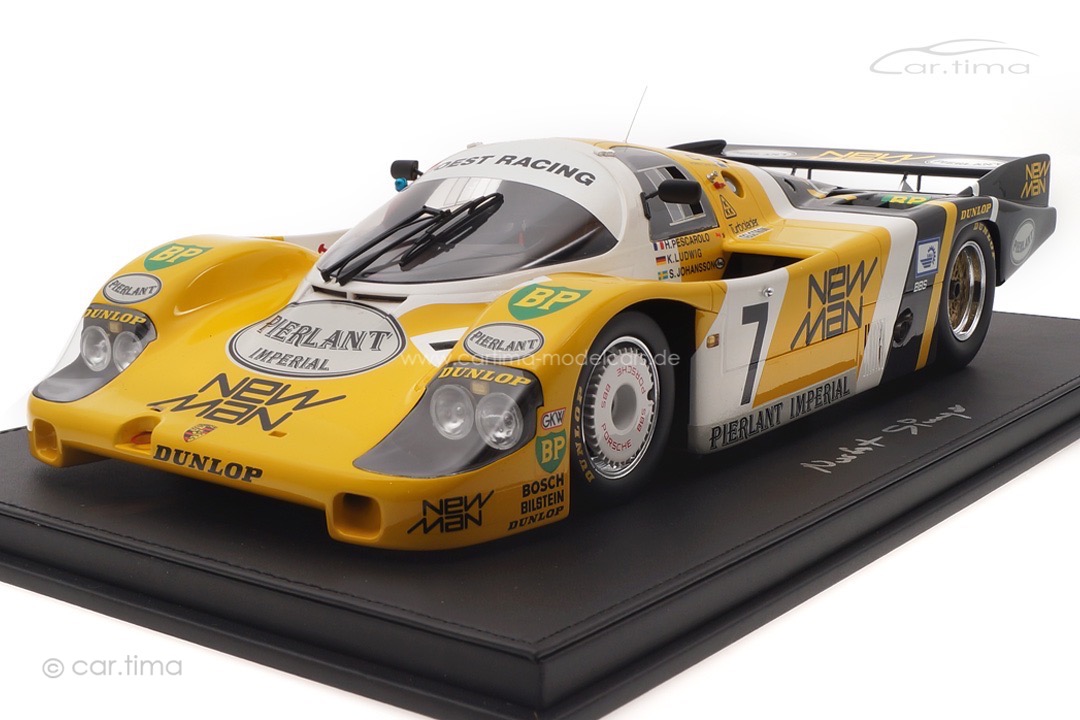 Porsche 956  Winner 24h Le Mans 1984 Originalsignatur Norbert Singer 1:12 CAC01223002