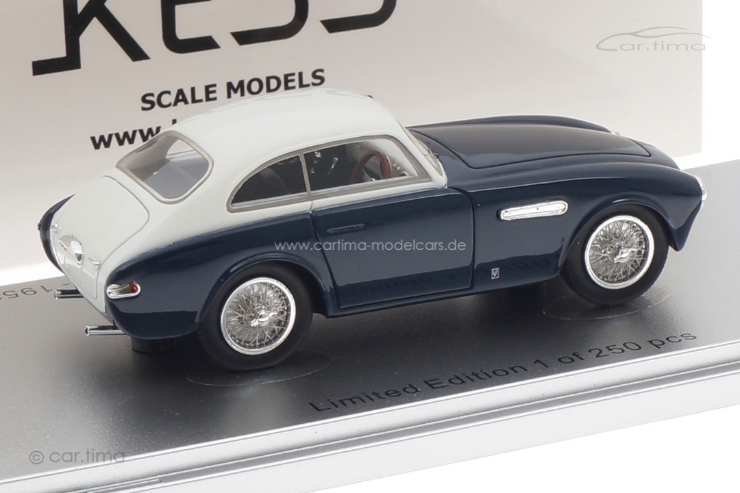 Ferrari 225 S Vignale Berlinetta sn0178ED 1952 blau/weiß Kess 1:43 KE43056251