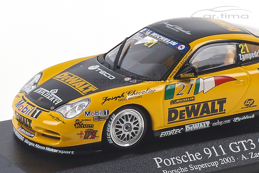 Porsche GT3 Cup Supercup 2003 A.Zampedri Minichamps 1:43 403036221