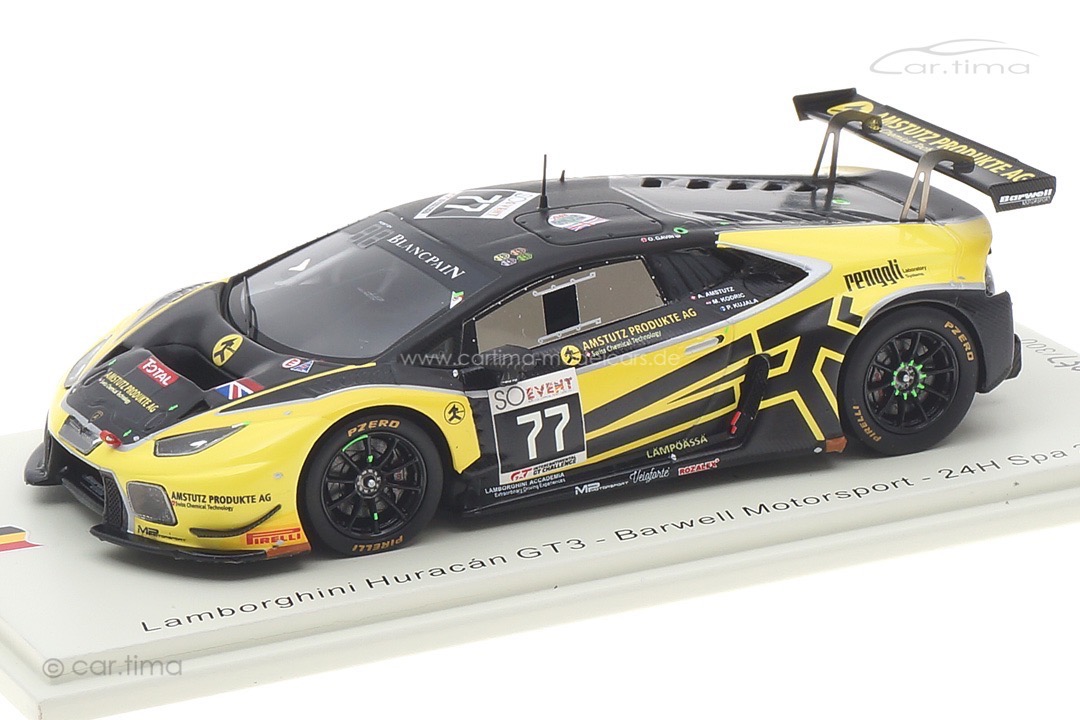 Lamborghini Huracán GT3 24h Spa 2017 Amstutz/Kodric/Kujala/Gavin Spark 1:43 SB301