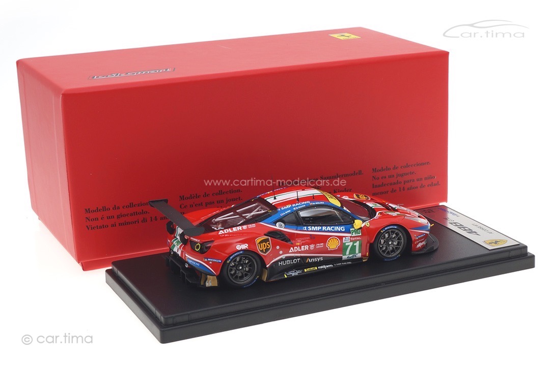 Ferrari 488 GTE Evo 24h Le Mans 2020 Bird/Molina/Rigon Looksmart 1:43 LSLM108