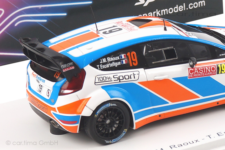 Ford Fiesta WRC Rally Monte Carlo 2015 Raoux/Escartefigue Spark 1:43 S4514