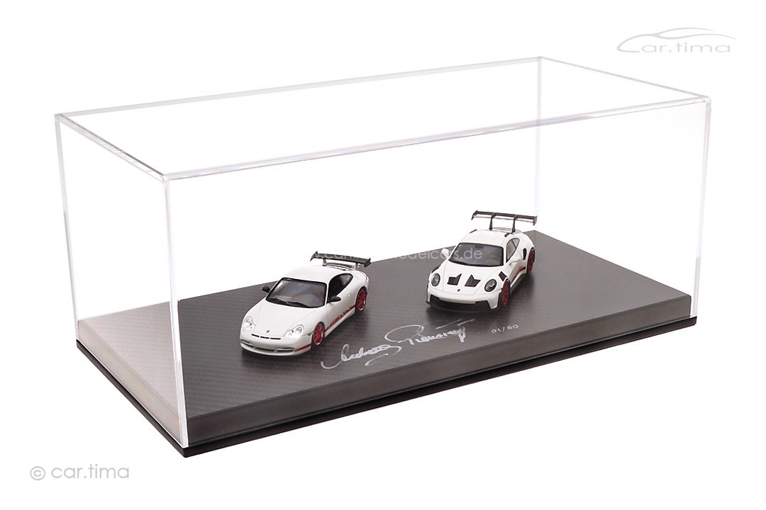 Set Porsche 911 GT3 RS (996/992) Originalsignatur Andreas Preuninger car.tima CUSTOMIZED 1:43