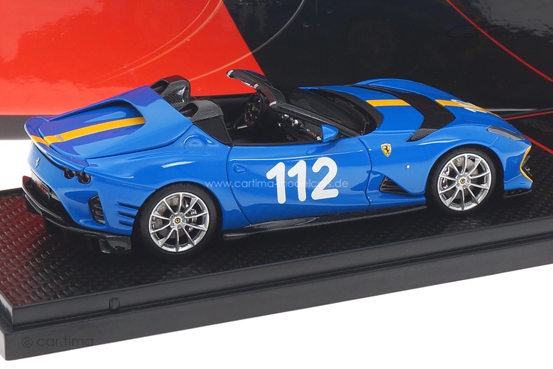 Ferrari 812 Competizione A French Racing Blue BBR 1:43 BBRC263Q