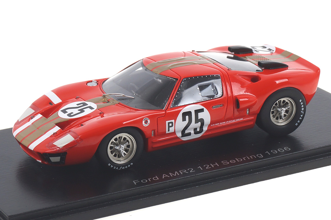 Ford GT40 AMR2 12h Sebring 1966 Gardner/Whitmore Spark 1:43 S2773