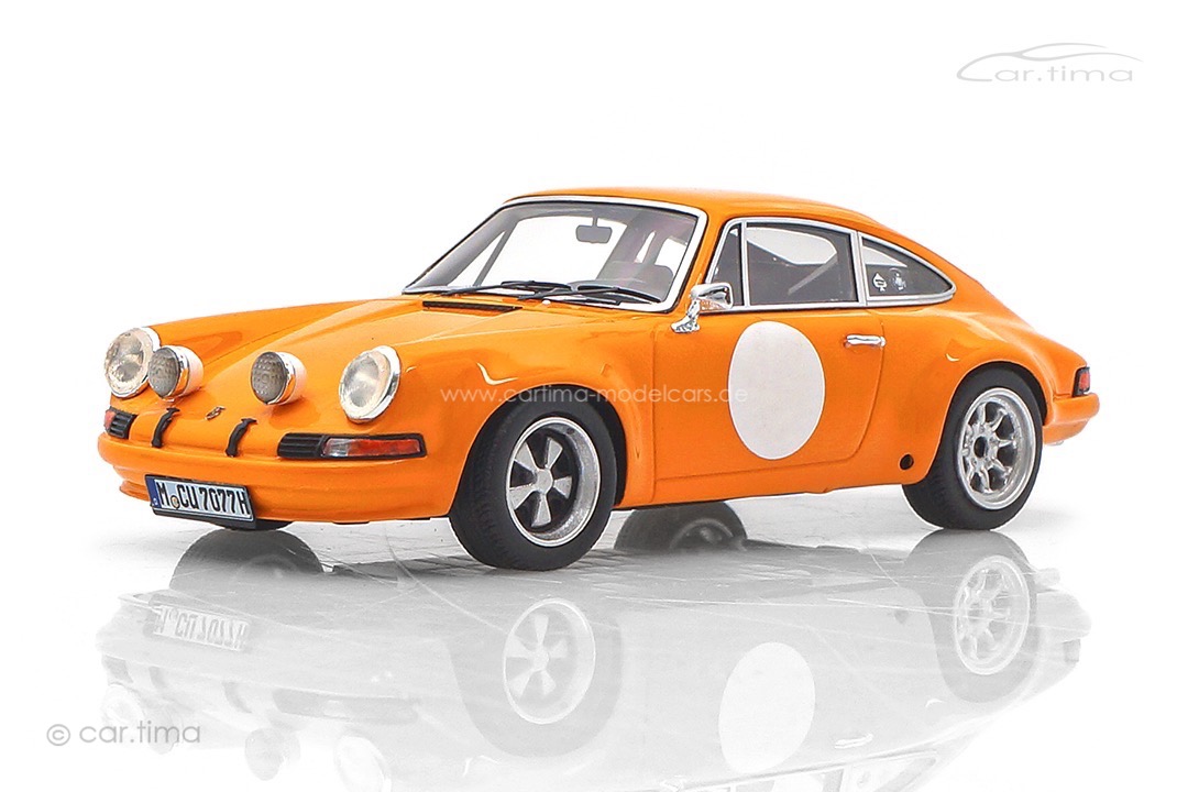 Porsche 911 S Signalorange Curves Magazin "Möhre" Originalsignatur Stefan Bogner car.tima 1:43