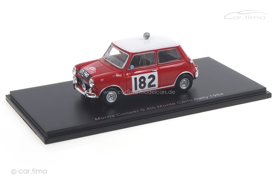 Morris Cooper S Rallye Monte Carlo 1964 Mäkinen/Vanson Spark 1:43 S1191