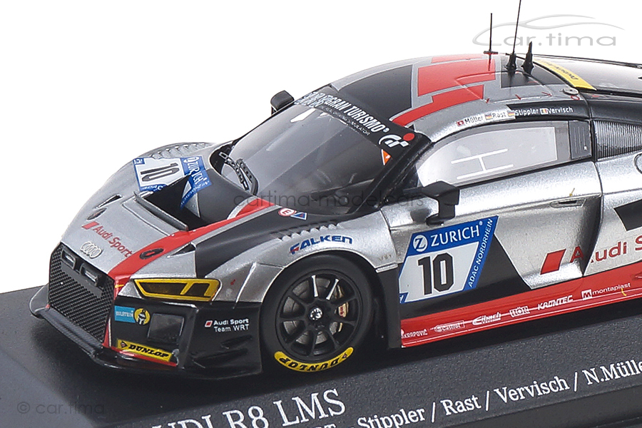 Audi R8 LMS 24h Nürburgring 2017 Stippler/Rast/Vervisch Minichamps 1:43 437171710