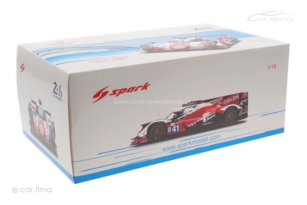 Oreca 07 - Gibson 24h Le Mans 2021 Kubica/Delétraz/Ye Spark 1:18 18S716