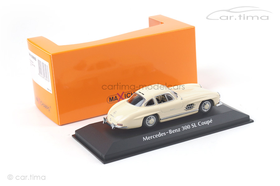 Mercedes-Benz 300 SL Coupé (W198 I) 1955 weiß Maxichamps 1:43 940039002