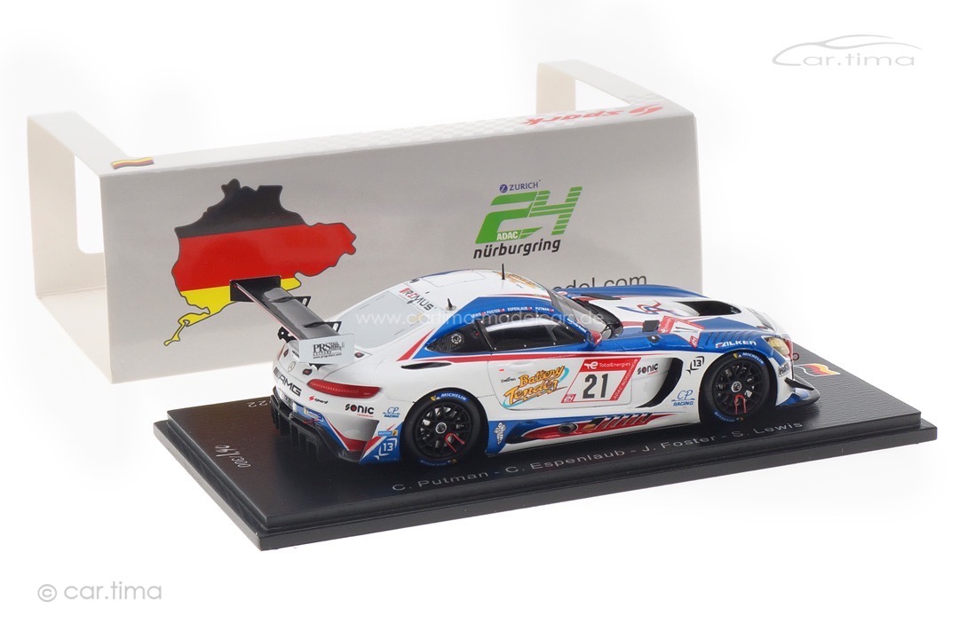 Mercedes-AMG GT3 24h Nürburgring 2022 Putman/Espenlaub/Foster/Lewis Spark 1:43 SG851