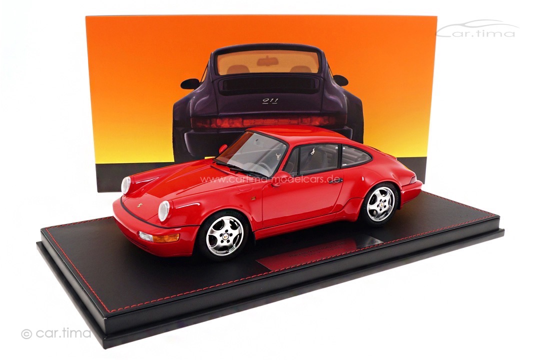 Porsche 911 (964) Carrera 4 WTL 30 Jahre 911 Indischrot car.tima 1:18