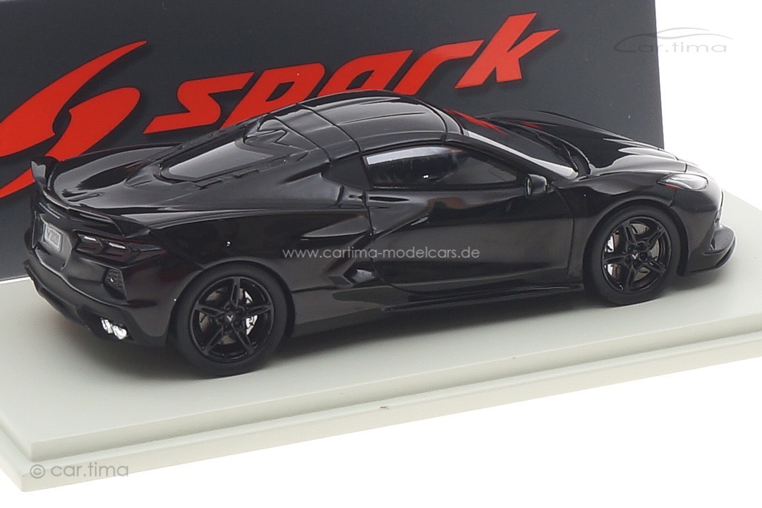 Chevrolet Corvette C8 2019 schwarz Spark 1:43 S5061