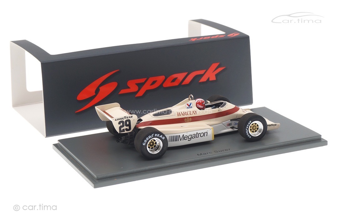 Arrows A6 Detroit GP 1983 Marc Surer Spark 1:43 S5787