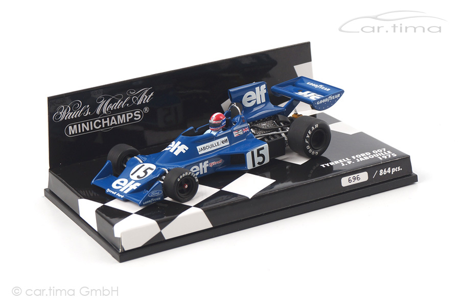 Tyrrell Ford 007 GP 1975 Jean-Pierre Jabouille Minichamps 1:43 400750015