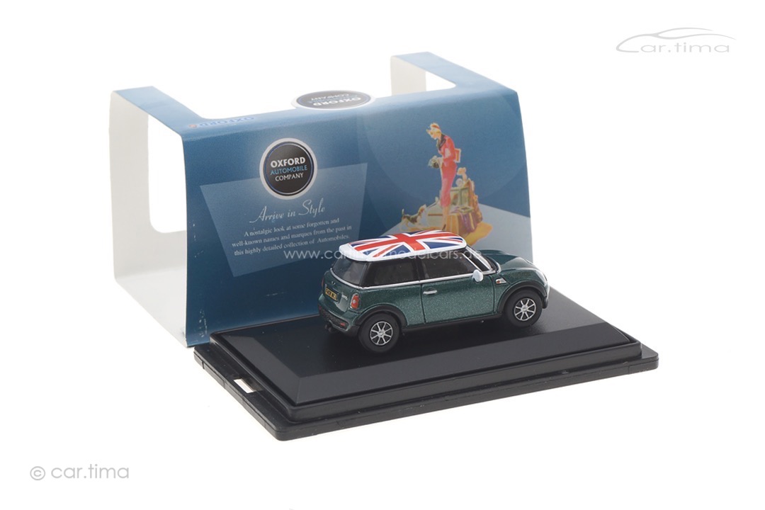 New Mini BRG met./Union Jack Oxford 1:76 76NMN005