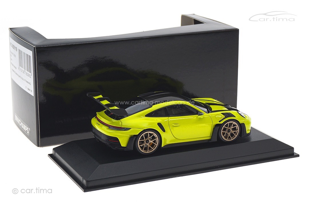 Porsche 911 (992) GT3 RS Weissach Paket Acidgrün/Rad Neodyme Minichamps 1:43 413062119