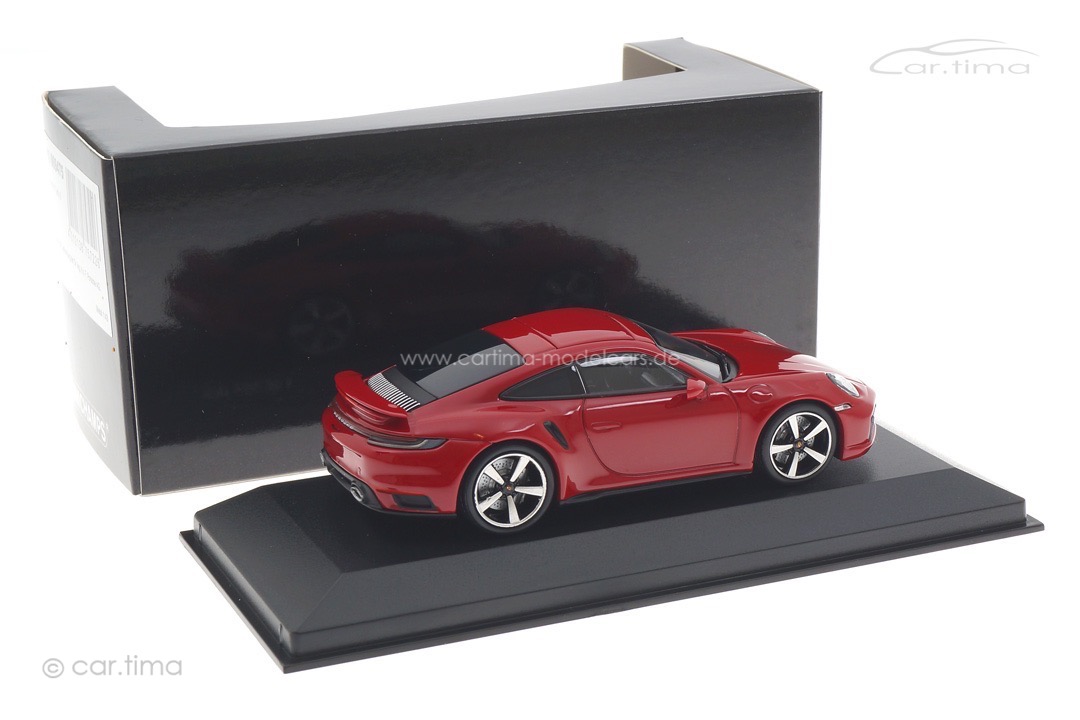 Porsche 911 (992) Turbo S Karminrot Minichamps 1:43 410069475