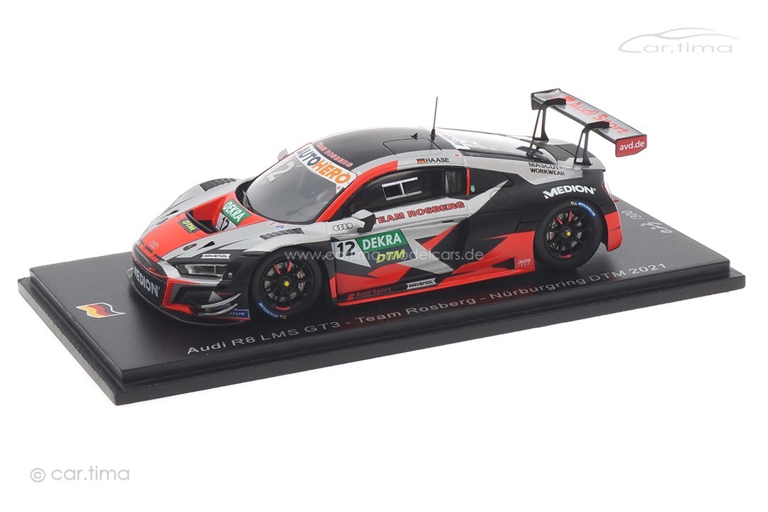 Audi R8 LMS GT3 Nürburgring DTM 2021 Christopher Haase Spark 1:43 SG804