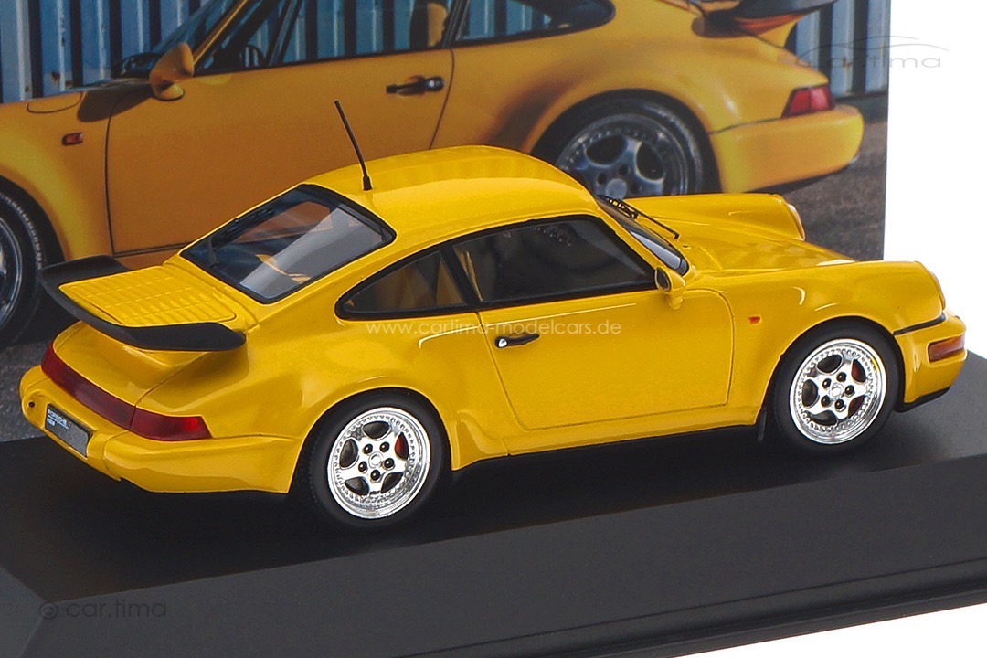 Porsche 911 (964) Turbo Speedgelb Porsche Museum Spark 1:43 MAP02050820