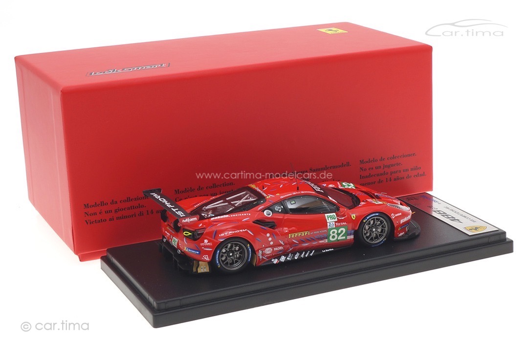 Ferrari 488 GTE Evo 24h Le Mans 2020 Bourdais/Gounon/Pla Looksmart 1:43 LSLM105