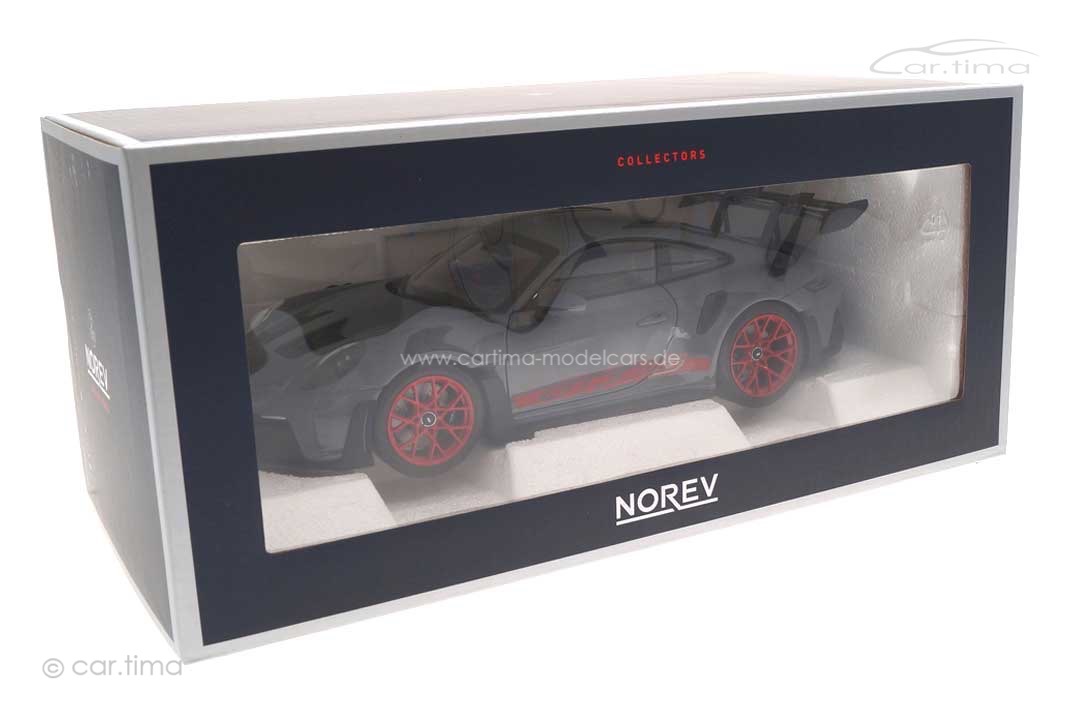 Porsche 911 (992) GT3 RS Arktikgrau/Rad Pyrorot Norev 1:18 187350