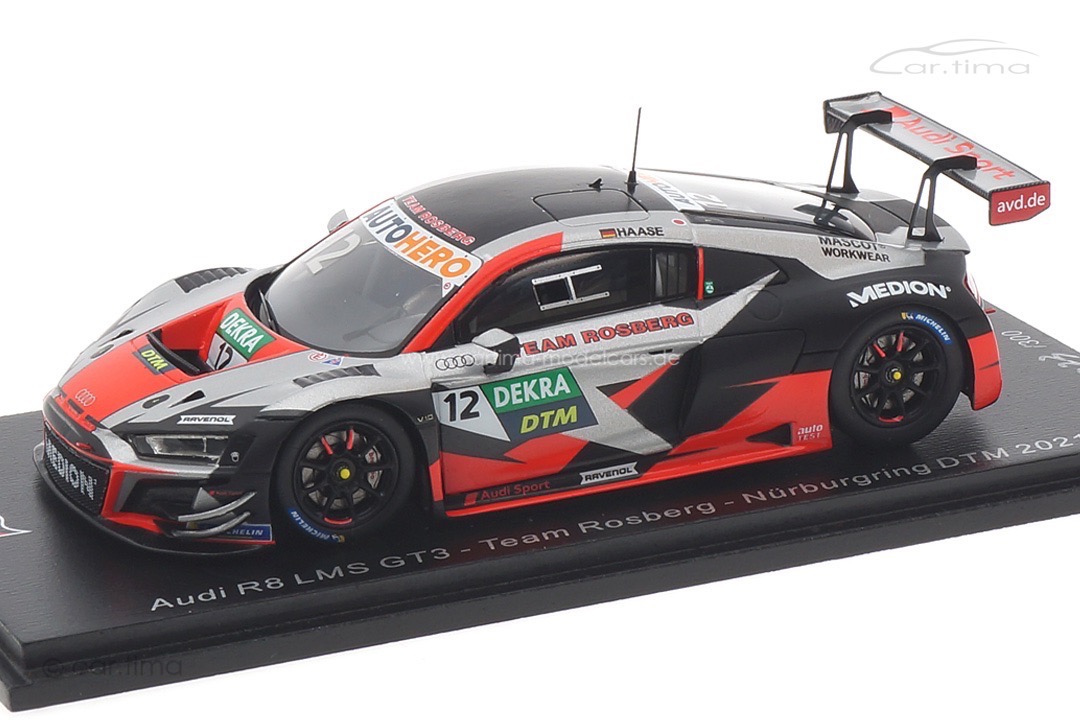 Audi R8 LMS GT3 Nürburgring DTM 2021 Christopher Haase Spark 1:43 SG804