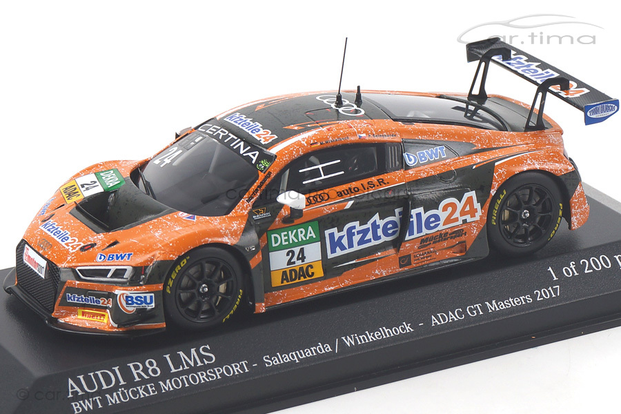 Audi R8 LMS ADAC GT Masters 2017 Salaquarda/Winkelhock Minichamps 1:43 437171724