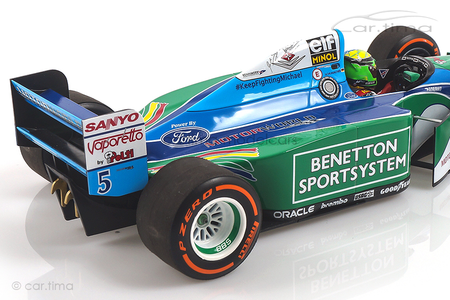 Benetton Ford B194 GP Belgien 2017 Demonstration Run Mick Schumacher Minichamps 1:18 510941705