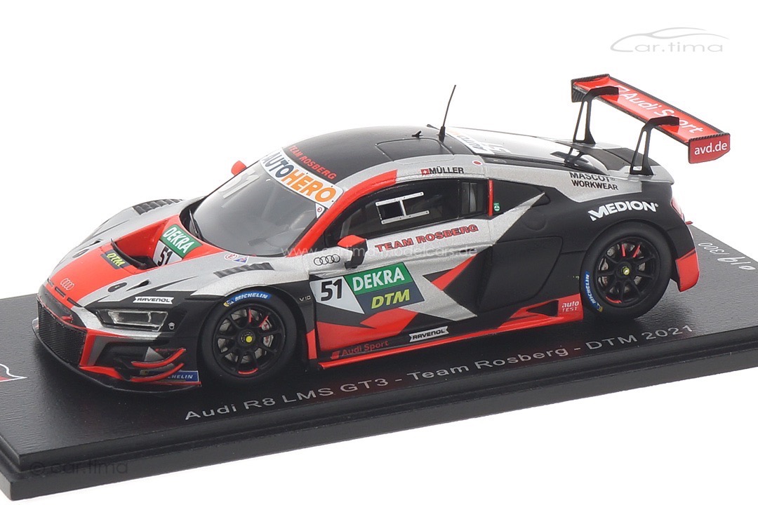 Audi R8 LMS GT3 DTM 2021 Nico Müller Spark 1:43 SG815